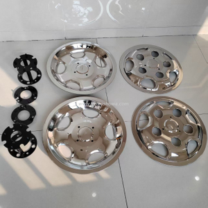 כיסוי גלגל כרום ABS 17.5 אינץ' באיכות גבוהה עבור Coaster Bus 2004-2016 התקנת הברגה